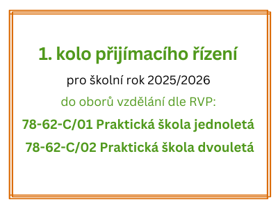 1. kolo přijímacího řízení